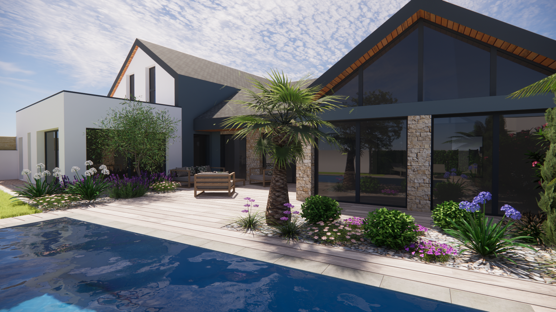Conception jardin Marmin