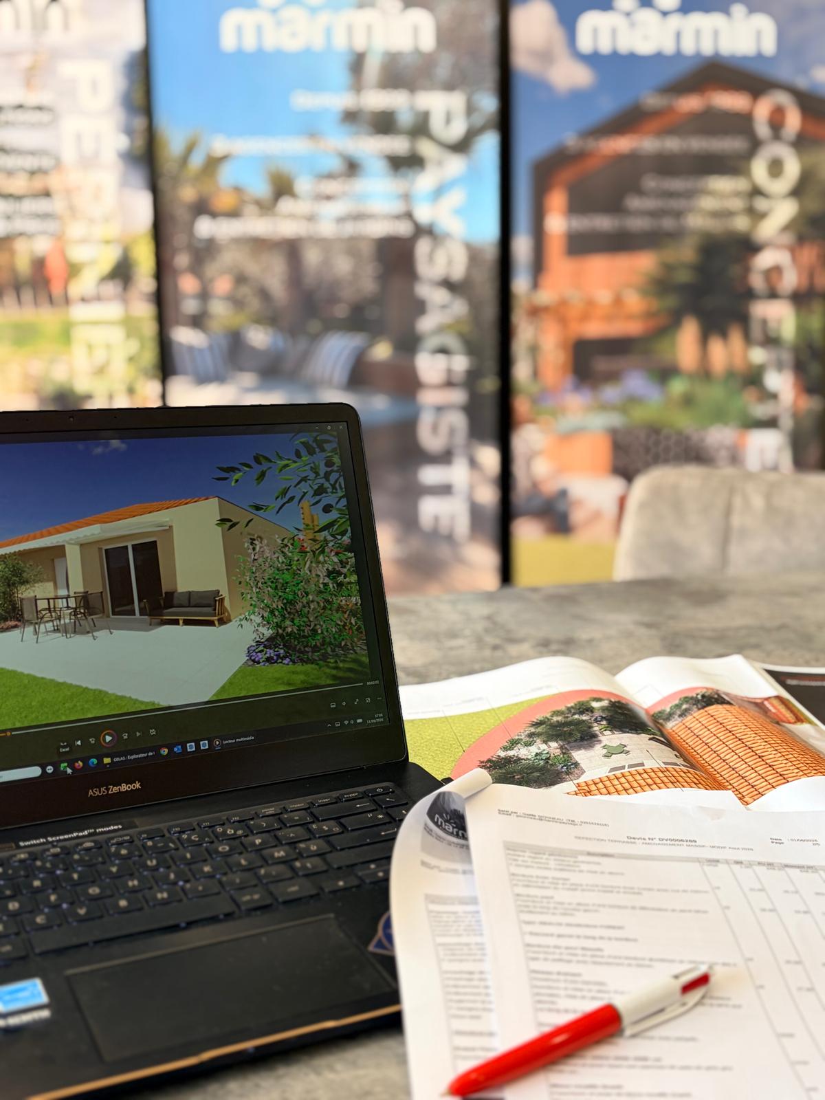 Remise du projet d'aménagement de jardin